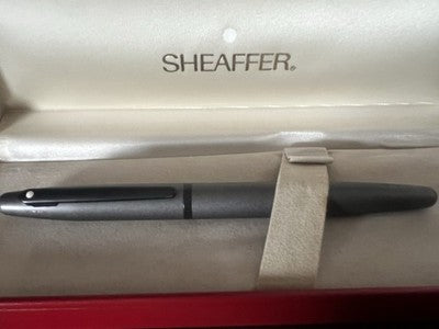 Sheaffer Stift Füllfederhalter No Quatsch 590 Lack Grau Seidenmatt Feder M