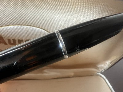 Aurora Füllfederhalter 88, Kolbenfeder, 14 Karat Gold, Punzierung, Vintage, 2060456 