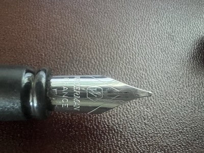 🔴 WATERMAN penna stilografica Graduate cromata punta F con penna sfera