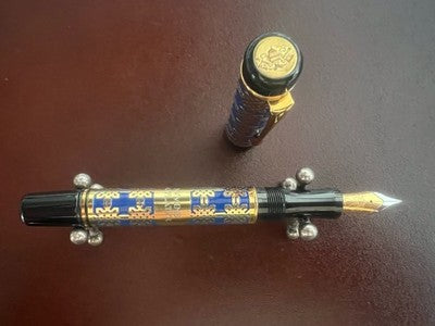 Vatican Museums Pen Fountain Pen Lacquer Decor Bas Relief Edition Numbered