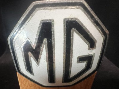 🔴 MG badge auto Morris Garages radiatore calandra emblema mascot vintage 80