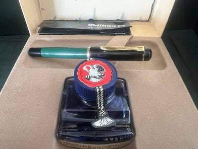 🔴 PELIKAN penna stilografica M151 Gunter Wagner a pistone pennino F inchiostro