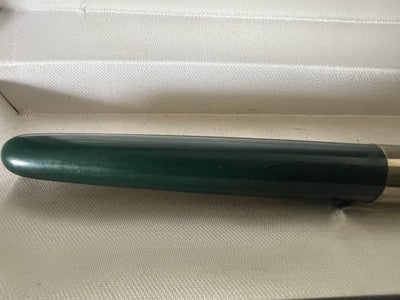 🔴 Penna stilografica VERDE meccanismo a pistone scrive vintage 1950 C