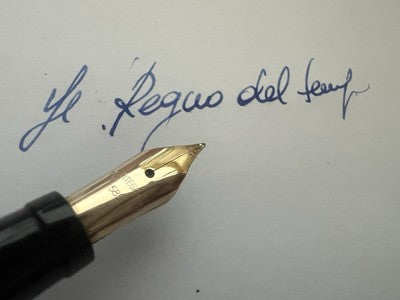 Montegrappa Stylo-Plume Stylo à Plume Argent 925 Reminiscence Stylo Plume Or M 