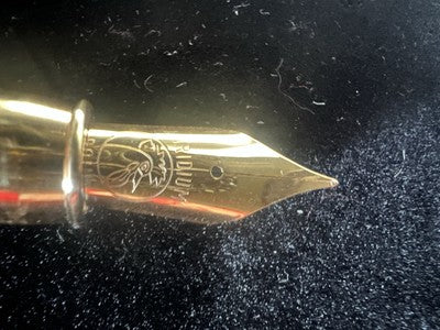 🔴 LECCE PEN penna stilografica ARGENTO 925 MASSICCIO iridium M forte peso