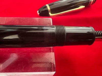 🔴 MONTBLANC Meisterstuck 146 fountain pen GOLD nib M instructions box