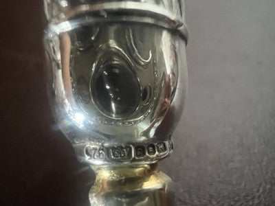 Rotes Ferrari-Füllfederhalter-Schreibset aus silbernem 925er Sterlingsilber mit Tinten 