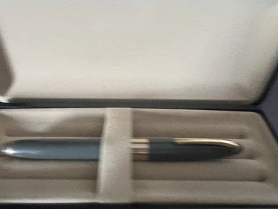 🔴 PEN CO penna stilografica grigia 53 pennino a diamante ORO 14 kt vintage