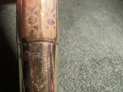 🔴 WATERMAN'S penna stilografica retrattile pennino ORO 14 k funziona vintage C