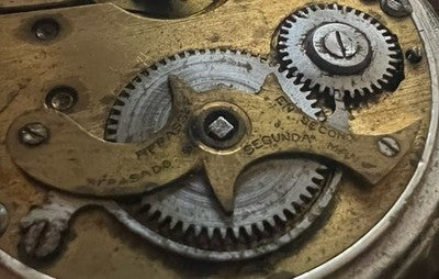 Roskopf Pocket Watch Oversize 6 CM Dial Ceramics Replacement Vintage