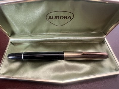 Aurora Pen Fountain Pen 88 Piston Pen Gold Marking Vintage 1548551
