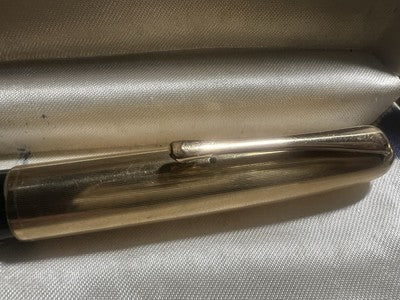 🔴 AURORA penna stilografica 88 pistone pennino ORO M scrive vintage 565435
