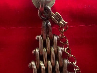 🔴 CATENA orologio tasca vittoriana con sigillo HARRY pinchbeck antica '800