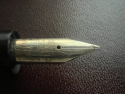 Waterman's Retractable Fountain Pen Mosaic ONYX Works Vintage A 
