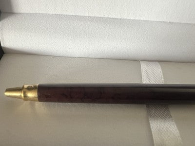 🔴 PELIKAN penna sfera Classic Burgundy lacca multicolore scrive vintage