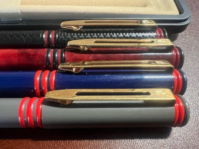🔴 WATERMAN penne stilografiche Paris a cartuccia scrivono vintage 4 PENNE