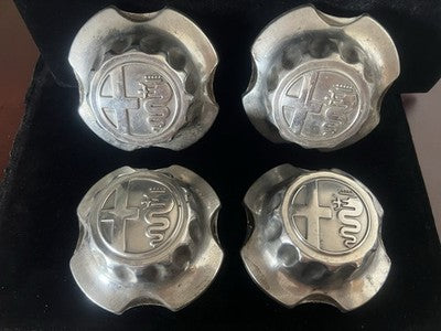 🔴 ALFA ROMEO original hubcaps Alfasud Sprint TI 70s 80s SET 4 