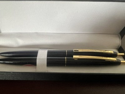 🔴 BIC penne a sfera Clic Mexico blu e nera clip dorata vintage 2 pezzi