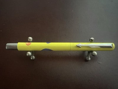 🔴 PARKER penna sfera gialla Warner Bros 1998 con refill roller