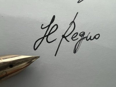 Pen-Co Stylo-Plume Stylo à Plume 53 de Diamant Or 14 KT Vintage Penco Et