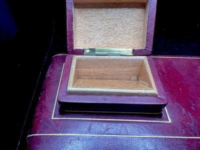 Basis Kugelschreiber Stift Set Schreibtisch Stifthalter Stil Cartier Leder 