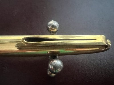 Aurora Stift Kugel Serie Adler Schwarz Vergoldet Schreibt Perfekt Vintage 