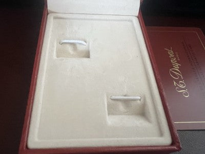🔴 DUPONT scatola gemelli con garanzia e libretto pubblicitario