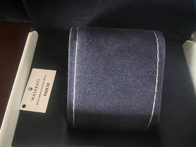 🔴 MASERATI box scatola orologio Triconic automatico con tag e istruzioni