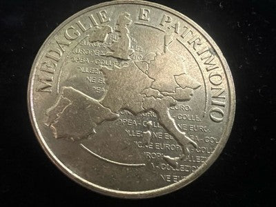 🔴 Medaglia Museo Calcio Coverciano Firenze Serie Medaglie Patrimonio Europeo