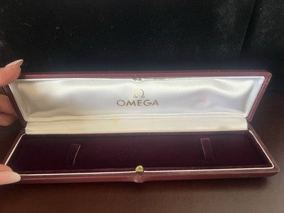 🔴 OMEGA scatola astuccio per orologi De Ville Seamaster Genève Constellation