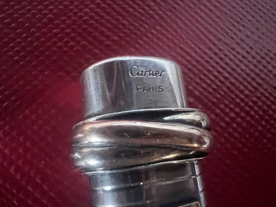 CARTIER Füllfederhalter Vendome Trinity MASSIVES SILBER 925 Vintage Patronen 2
