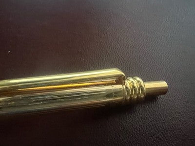 Lalex Penne à Bille Dorées Scrivono Avec Boîte Vintage
