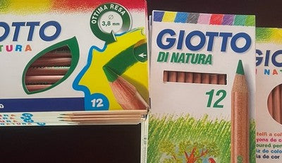 Giotto de Naturaleza Lápices Colores 12 Piezas — Lot 12 Paquetes Mixtos New 