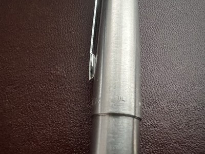 🔴 PARKER penna sfera cromata UL a scatto scrive con astuccio