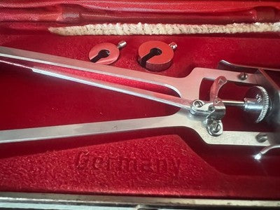 🔴 SCHIØTZ TONOMETER Schiøetz Tonometer Glaukom-Okular für Vintage-Ärzte 