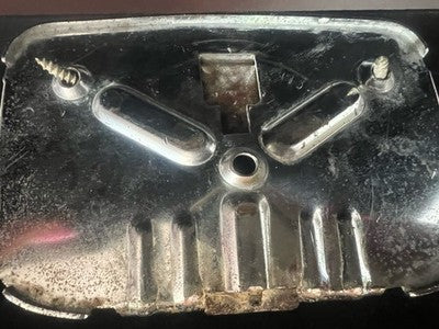🔴 SETRA Vintage Bus Ashtray in Chrome Metal 2 
