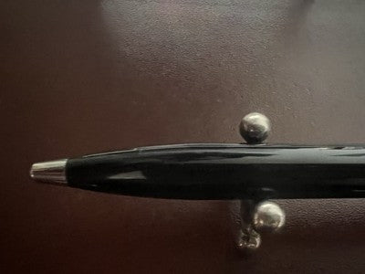 🔴 SHEAFFER penna sfera lacca cappuccio metallo satinato scrive