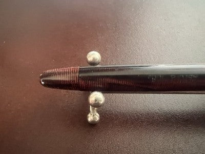 🔴 ASTURA penna stilografica 108 celluloide pulsante di fondo scrive vintage '50