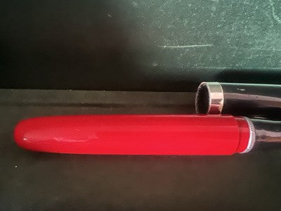 Bic Pens Penholder Sphere Desk Top Red Black Blue 4 Pens Vintage