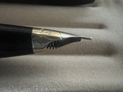 SHEAFFER'S Pen Fountain Pen Gold Snorkel Fill Black Marking Vintage