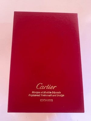 🔴 CARTIER accendino CA120116 finitura platino libretti garanzia e scatola NOS