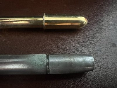 🔴 LINDY USA penna a sfera dorata + mini-penna retrattile in metallo con gancio