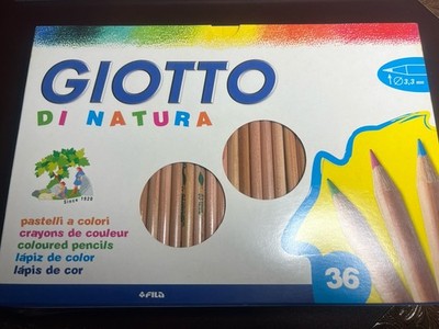 🔴 GIOTTO DI NATURA Lotto 7 confezioni pastelli 36 pezzi cadauna sigillate