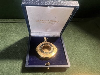 🔴 CASSA orologio tasca donna SMALTI da revisionare parti vintage