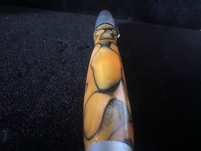 Koh-I-Noor Stylo-Plume Sphère Résine Marbré Brillant Et Laque Écrit Vintage