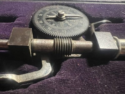 🔴 FILOTECNICA SALMOIRAGHI Tachimetro meccanico portatile x officina antico 1880