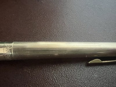 🔴 PELIKAN penna sfera LAMINATA ORO pulsante a scatto nuova vintage