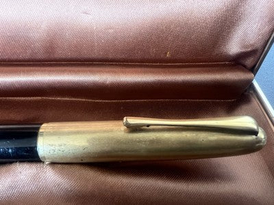 Aurora Pen Fountain Pen 88 Pen Gold 14KT Piston Marking Vintage 896608 