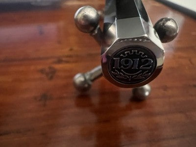 Montegrappa Stylo-Plume Stylo à Plume Nerouno 1912 Or 18K M Convertisseur NOS