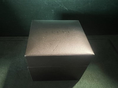 🔴 GUCCI scatola gioiello ciondolo orecchini cofanetto custodia con talloncino